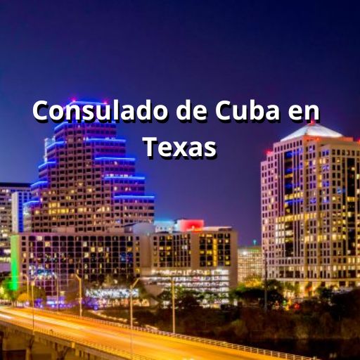 Consulado movil de cuba en Texas